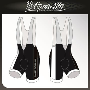 Picture of SCC Womens Race Fit Bib Shorts (White)