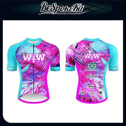 Picture of WOW Ride Womens Jersey (Short Sleeve or Sleeveless)